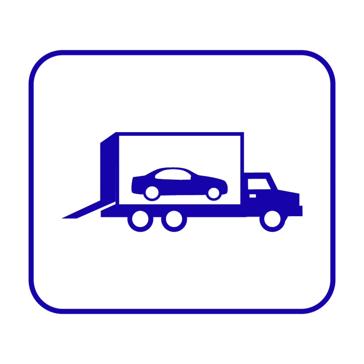 Enclosed Carrier Auto Transport Icon