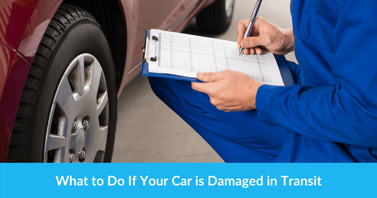 What to Do If Your Car is Damaged in Transit